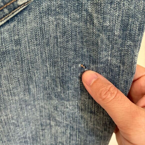 Torrid Women’s distressed denim Jean skirt size 22 - Good used condition- read! - Picture 6 of 8